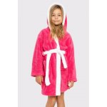 Dívčí soft župan Králíček tmavě růžový s oušky – Sleviste.cz