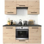 Kuchyňská linka LANGEN au | 180 cm | S ÚCHYTY | artisan | AKCE – Sleviste.cz