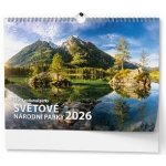 Nástěnný Baloušek Světové národní parky 2026 – Sleviste.cz
