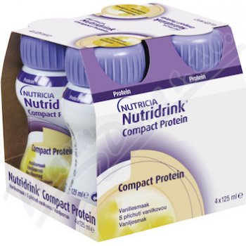 NUTRIDRINK COMPACT PROTEIN S PŘÍCHUTÍ VANILKOVOU POR SOL 4X125ML