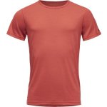 Devold BREEZE MERINO 150 T-SHIRT Pánské triko červená – Zboží Mobilmania