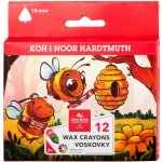 Koh-i-noor Pastelky voskové 8272 silné trojhranné 12ks – Zbozi.Blesk.cz