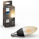 Philips Chytrá žárovka Hue Bluetooth, filament, 4,5W, E14, White – Hledejceny.cz