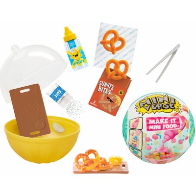 MGA Entertainment Miniverse Make It Mini Food Cafe v balení Food Cafe Surprise ball – Zbozi.Blesk.cz