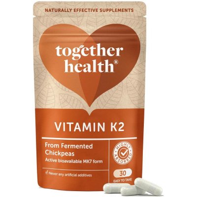 Together Health Vitamín K2 z fermentované cizrny 30 kapslí – Hledejceny.cz