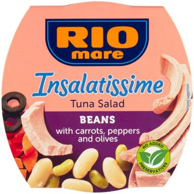 Rio Mare Insalatissime tuňákový salát s fazolemi hotové jídlo 160 g – Hledejceny.cz