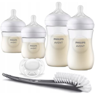 Philips Avent Novorozenecká startovní sada Anti-colic s ventilem AirFree + krém na bradavky 30 ml dárková sada – Zboží Dáma