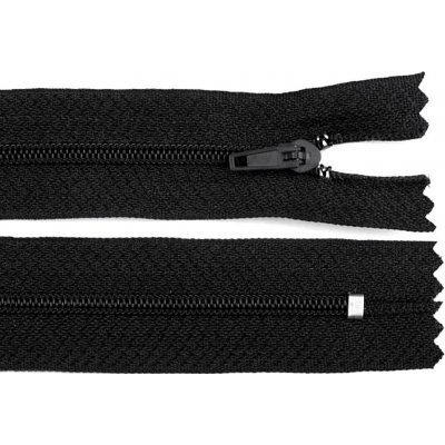 Spirálový zip No 3 délka 40 cm pinlock, malé, 332 černá – Hledejceny.cz