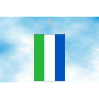 LIBEA, s.r.o. Sierra Leone stolní vlaječka Uchycení: Šňůrka (pro zavěšení) – Hledejceny.cz