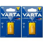 Varta Longlife 9V 1ks 4122101411 – Zboží Živě