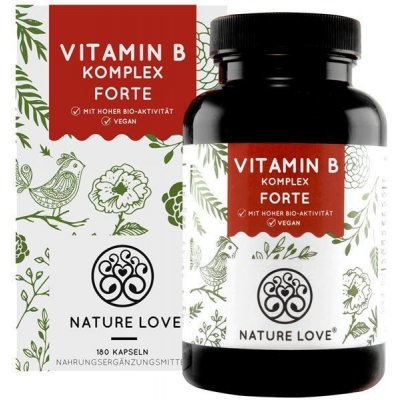 Nature Love Bioaktivní Vitamin B komplex 180 kapslí – Hledejceny.cz