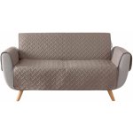 Douceur d'intérieur přehoz na sedačku WELL hnědý 279 x 179 cm – Zboží Mobilmania
