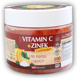 VitaHarmony XXL Vitamín C zinek gummies 100 gummies