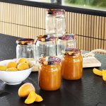 Haushalt International Zavařovací sklenice s víčkem s motivem ovoce 540 ml x 6 ks 674631 – Hledejceny.cz