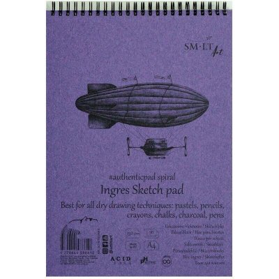 SMLT Blok Sketch Ingres A4 130 g/m2 30 listů – Hledejceny.cz