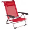 Zahradní židle a křeslo Bo-Camp Plážová židle Saint-Tropez červená