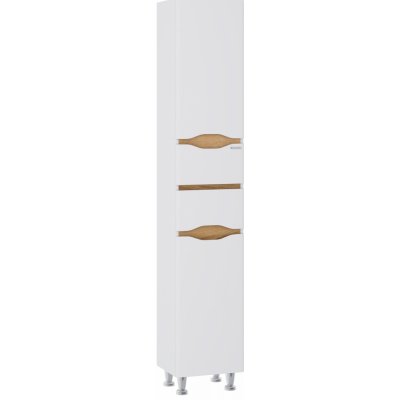 Kingsbath Liga 35 vysoká skříňka do koupelny s košem na prádlo Orientace: Levá – Zboží Mobilmania
