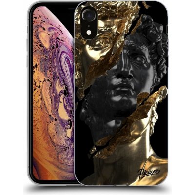 Pouzdro Picasee silikonové Apple iPhone XR - Black Gold černé – Zboží Mobilmania