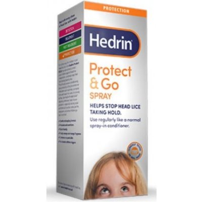 Hedrin PROTECT & GO SPRAY ochrana proti vším 120 ml – Zboží Mobilmania