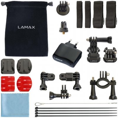 LAMAX Sada příslušenství pro akční kamery L - 15 ks (LMXACCSETL) – Zboží Mobilmania
