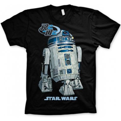 Funko pánské tričko Star Wars R2-D2 černé – Zboží Dáma