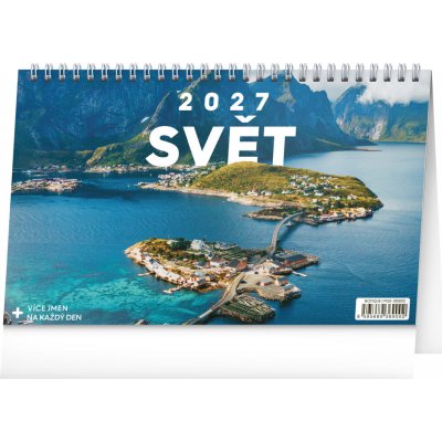 NOTIQUE Stolní Svět 23,1 x 14,5 cm 2027 – Zboží Mobilmania