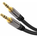 PremiumCord HQ stíněný kabel stereo Jack 3.5mm - Jack 3.5mm M/M 1,5m - kjqmm015 – Sleviste.cz