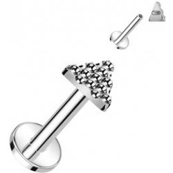 Šperky4U piercing do brady labreta TITAN TIT1302-1206