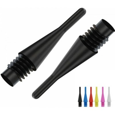 Bull's Longlife Short soft hroty 6mm(2BA) 100 ks černá – Zboží Mobilmania