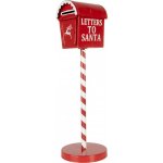 Clay Clayre & Eef Červená kovová dekorační schránka Letters to Santa - Ø 15*50 cm – Hledejceny.cz