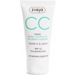Ziaja CC Cream zklidňující cc krém s vitamínem c pro citlivou pleť SPF10 50 ml – Zboží Dáma