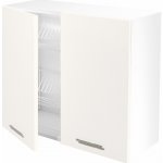 Halmar Horní skříňka Vento GC-80/72, bílá / béžová – Zboží Dáma