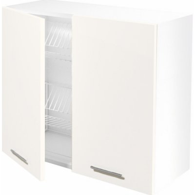 Halmar Horní skříňka Vento GC-80/72, bílá / béžová – Zboží Dáma