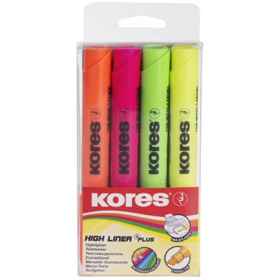 Kores High Liner Plus sada 4barev 36040 – Hledejceny.cz