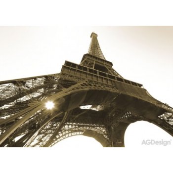 AG design FTS-0172 Papírová fototapeta Eiffelova věž rozměry 360 x 254 cm