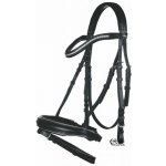 HKM Uzdečka Flora černá – Zboží Dáma