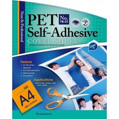 Laminovací film A4 pro JEDNOSTRANNOU laminaci za studena – Zboží Dáma