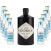 Gin Hendrick's Gin 41,4% 0,7 l + 8x Fever Tree Tonic Water Mediterranean 0,2 l (holá láhev)