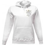 Mikina s kapucí s potiskem mikina s Českým lvem na hrudi dámské bílá – Hledejceny.cz