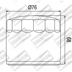 Champion Olejový filtr COF072C