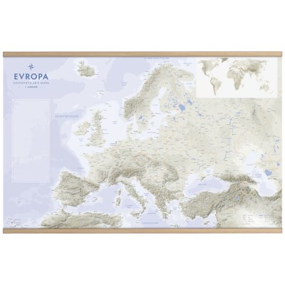 Kartografie PRAHA, a. s. Evropa - cestovatelská mapa s lištami – Hledejceny.cz