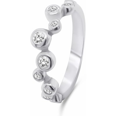 Brilio Silver stříbrný se zirkony RI060W – Zboží Dáma