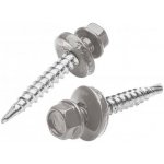 TopKraft Šroub samořezný pozink. 4,8x19mm šedý hliník RAL9007 – Hledejceny.cz