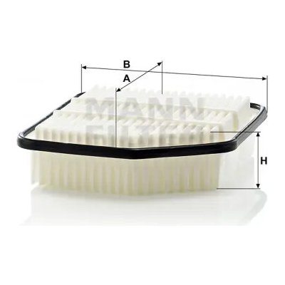 MANN FILTER Vzduchový filtr C 24 007 – Hledejceny.cz