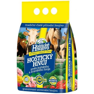 Forestina Hoštický hnůj Směs kravského a konského 3 kg – Zboží Dáma
