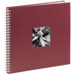 Hama album klasické spirálové FINE ART 36x32 cm, 50 stran, bordó, bílé listy – Hledejceny.cz