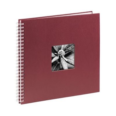 Hama album klasické spirálové FINE ART 36x32 cm, 50 stran, bordó, bílé listy – Hledejceny.cz
