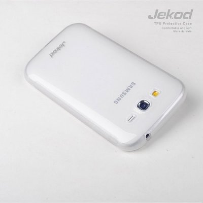 Pouzdro JEKOD TPU Samsung i9082 Galaxy Grand Duos bílé