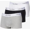 Boxerky, trenky, slipy, tanga Calvin Klein Modern Cotton Stretch Low Rise Trunk 3-Pack Black/ White/ Grey Heather