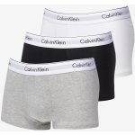 Calvin Klein Modern Cotton Stretch Low Rise Trunk 3-Pack Black/ White/ Grey Heather – Zbozi.Blesk.cz